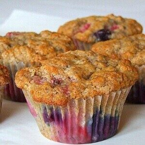 Tri-Berry Muffins