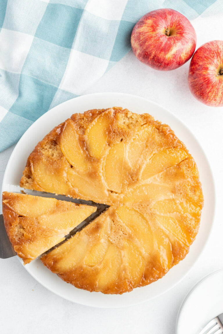 Apple Cinnamon Upside Down Cake - Recipe Girl