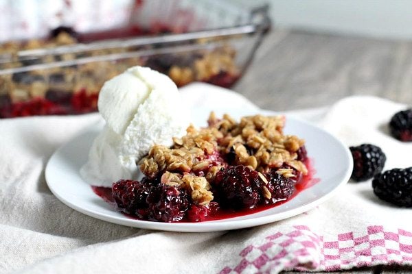 Blackberry Crisp Recipe Girl 1331