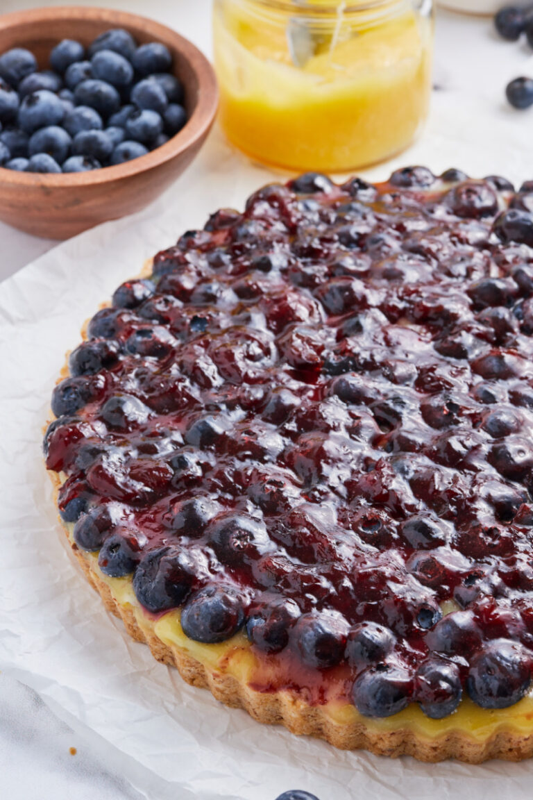 Blueberry Lemon Tart - Recipe Girl