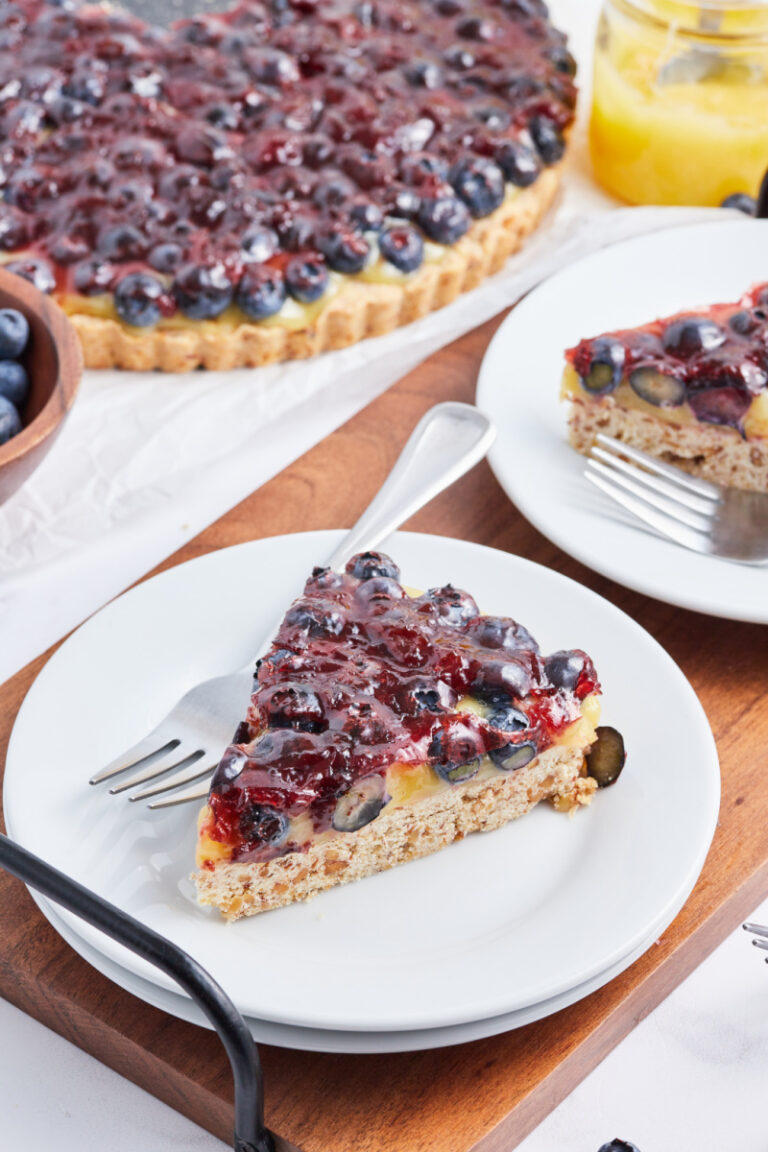 Blueberry Lemon Tart - Recipe Girl