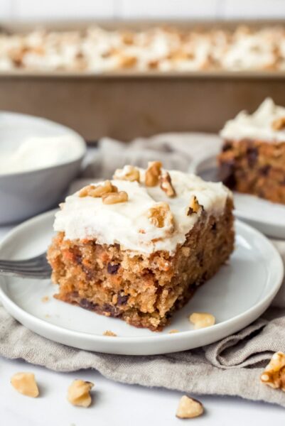 Chocolate Chip Carrot Cake Recipe - Recipe Girl