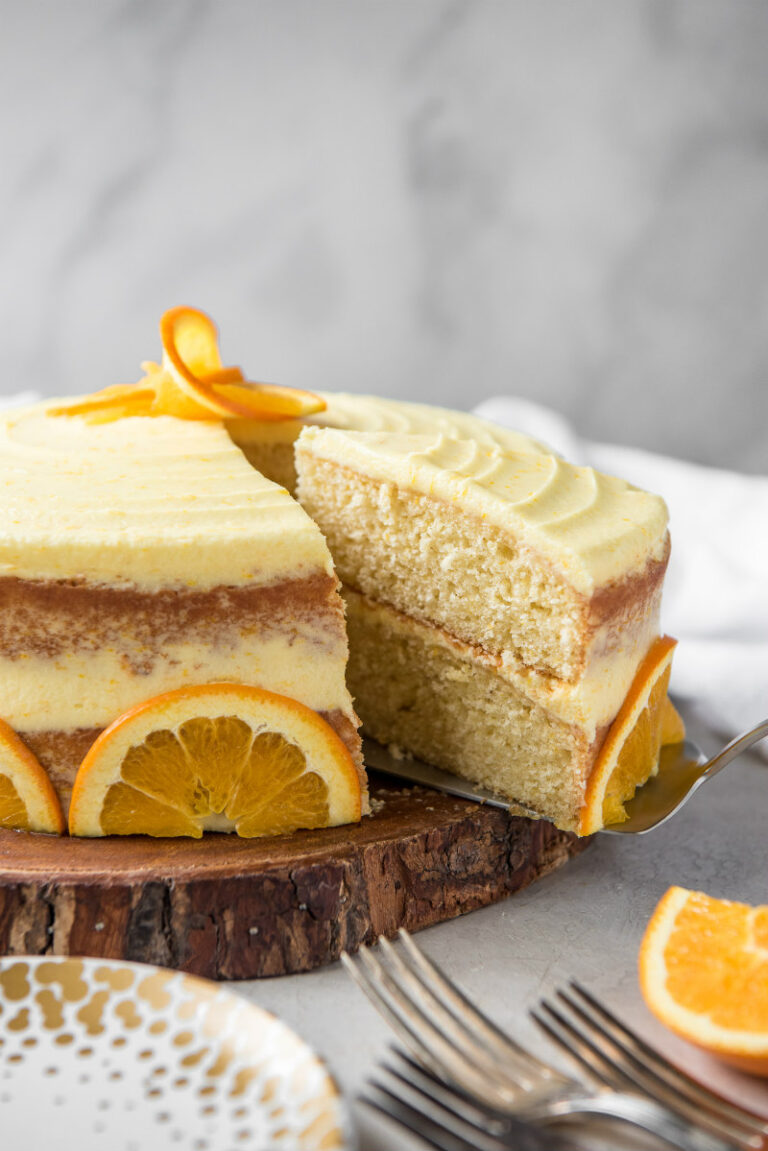 Fresh Orange Layer Cake - Recipe Girl