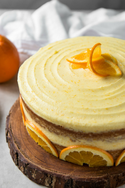 Fresh Orange Layer Cake - Recipe Girl