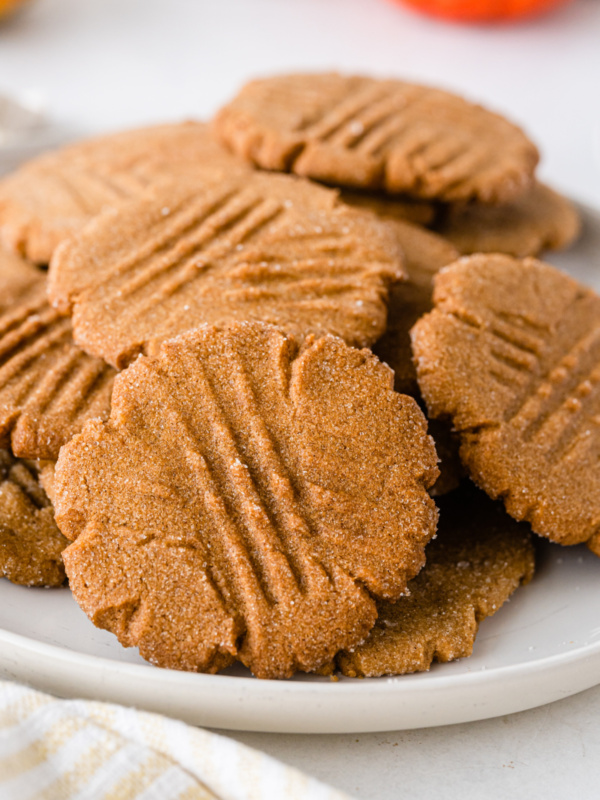 ginger cookies on a platter