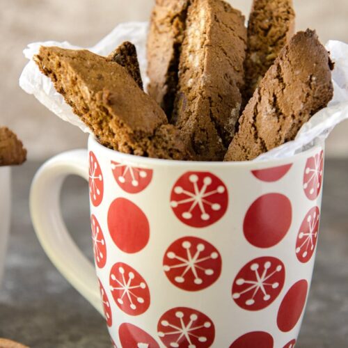 Gingerbread Biscotti - Great for Christmas Gifts!