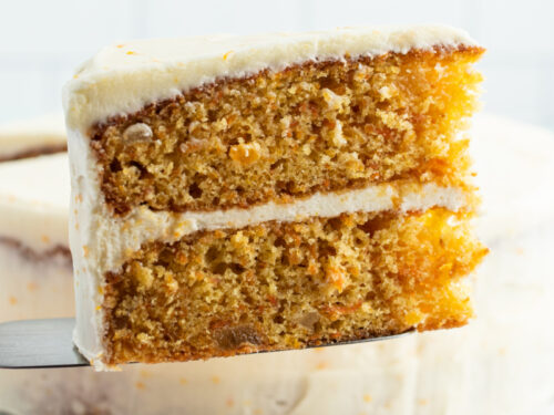 Simple Carrot Cake with Cream Cheese Frosting | DessArts