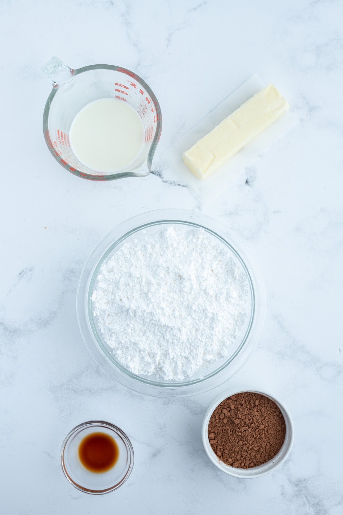 ingredients for making hershey's chocolate frosting