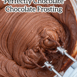 pinterest image for hershey's chocolate frosting