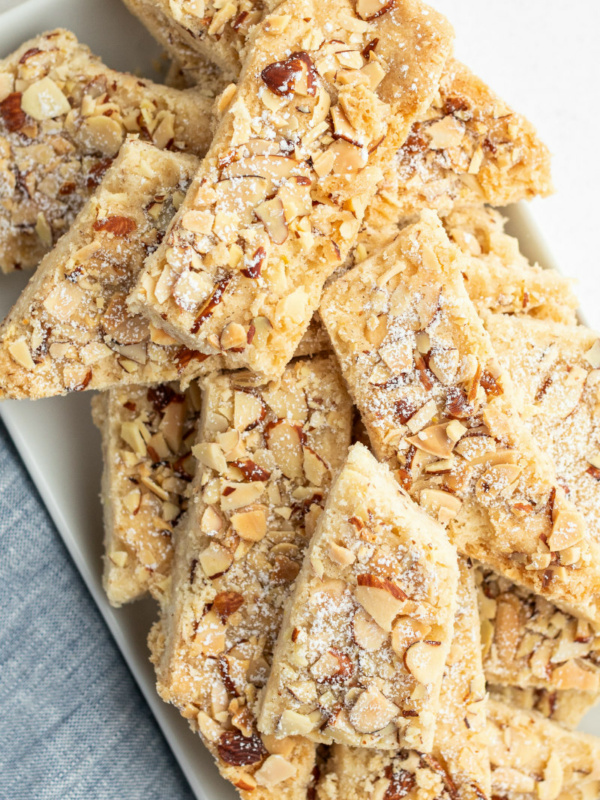 lemon almond cookie brittle