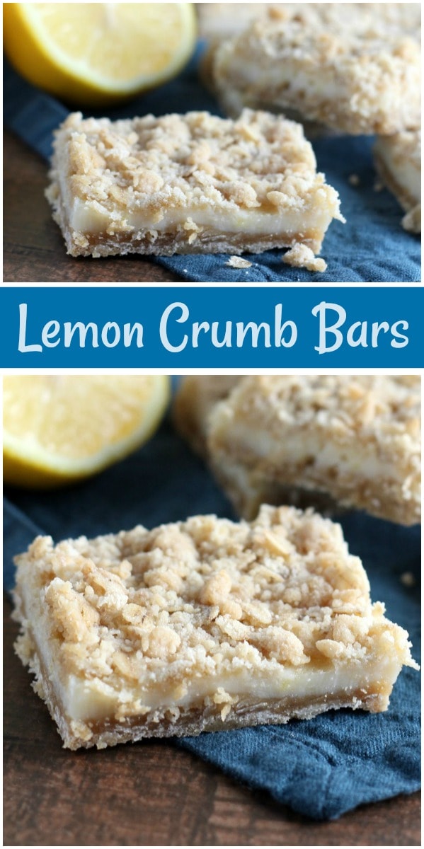 Lemon Crumb Bars - Recipe Girl