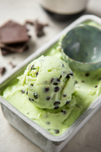 Low Fat Mint Chocolate Chip Ice Cream