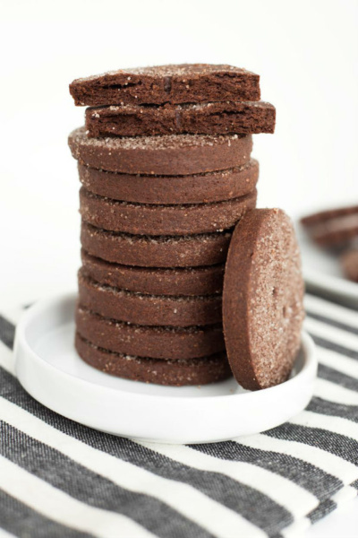 Mexican Chocolate Shortbread Cookies - Recipe Girl