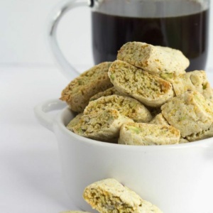 Orange Pistachio Biscotti