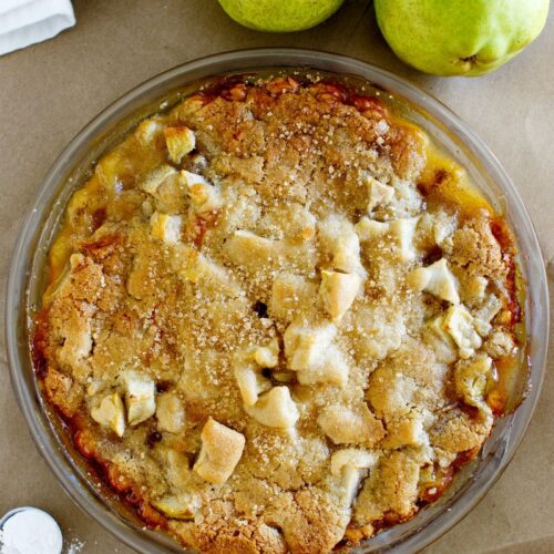 Paper Bag Pear Pie - Recipe Girl