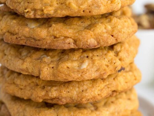 Pumpkin White Chocolate Cookies Recipe Girl