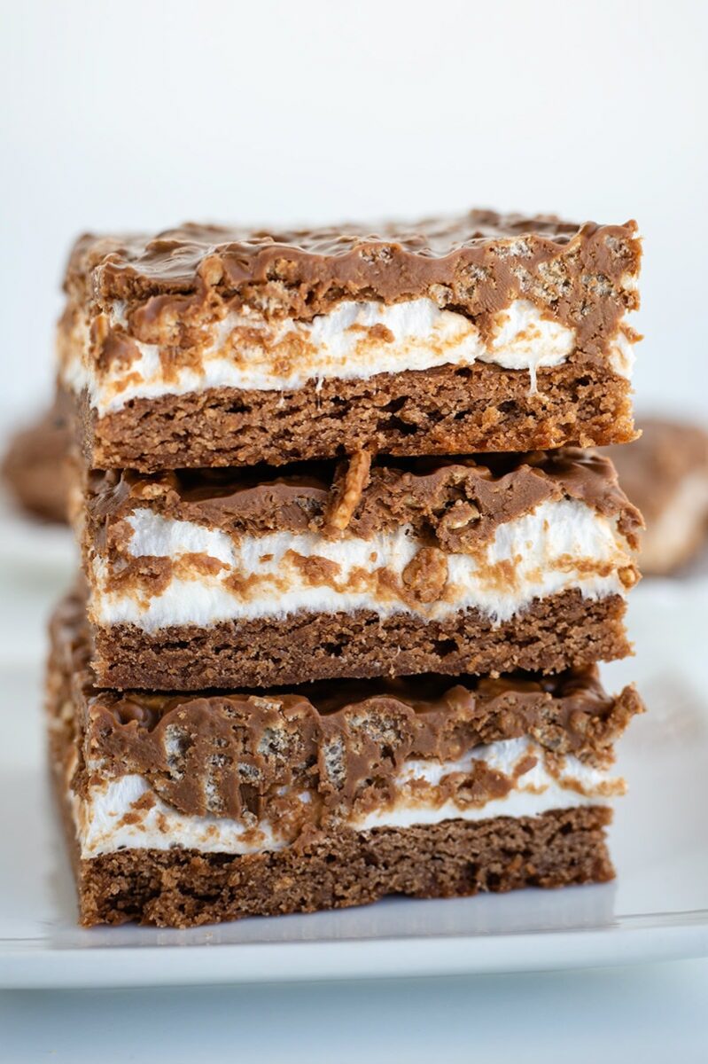 Royal Chocolate Marshmallow Bars Recipe Girl