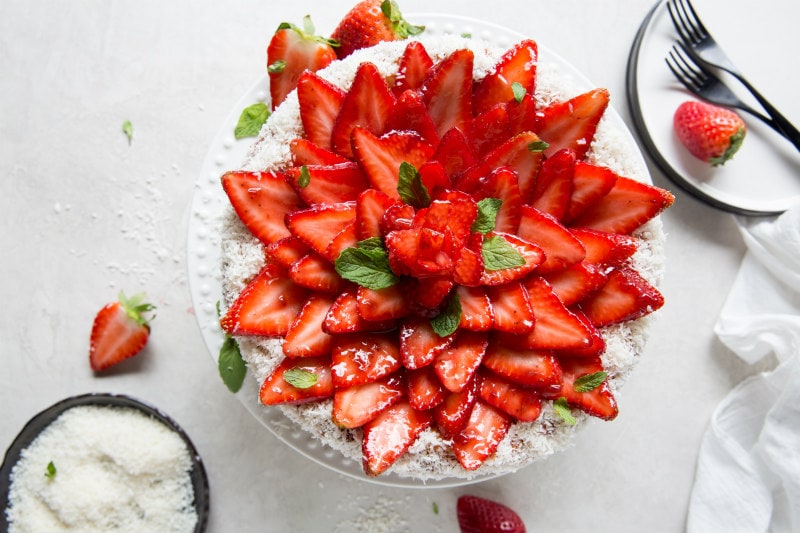 Strawberry Coconut Cheesecake Recipe Girl 