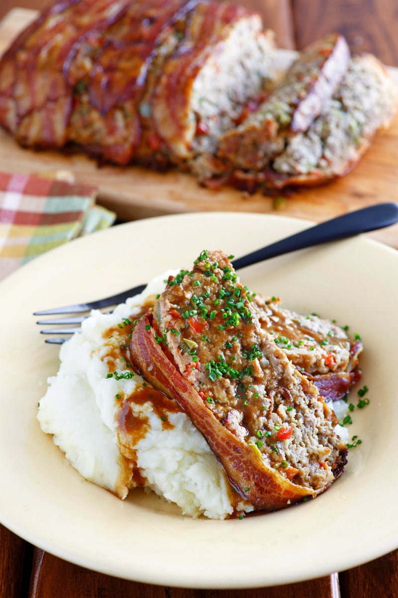 Bacon Wrapped Meatloaf - Recipe Girl®