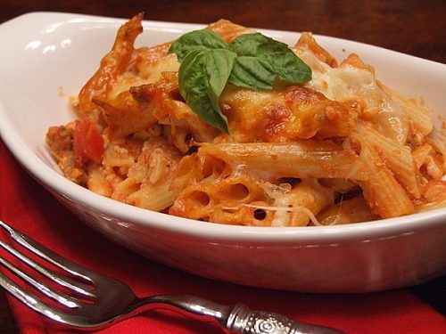 Baked Penne With Italian Sausage Recipe Girl