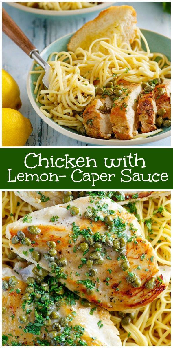 Chicken with Lemon Caper Sauce - Recipe Girl