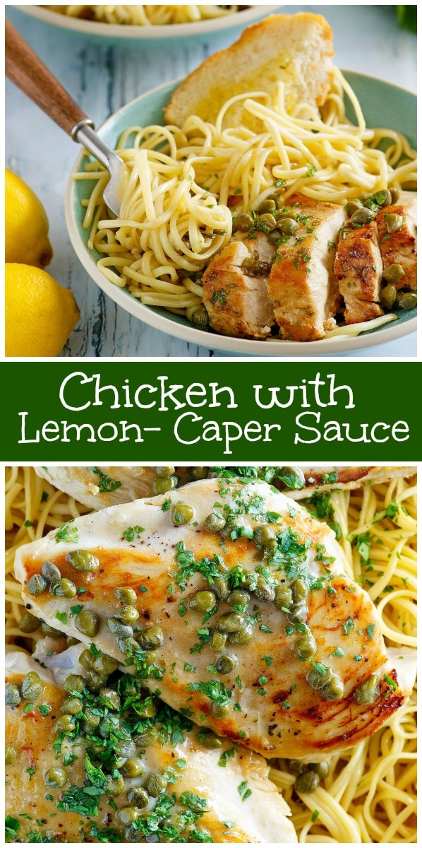 Chicken with Lemon Caper Sauce - Recipe Girl
