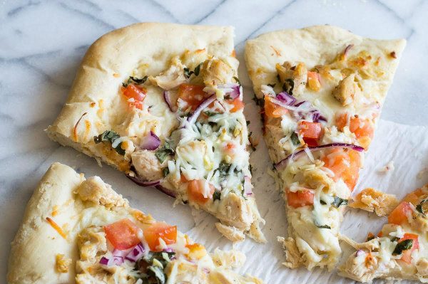 Garlic Chicken Dijon Pizza