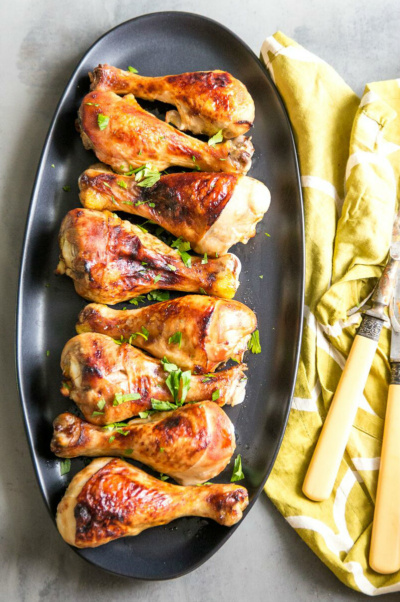 Glazed Chicken Drumsticks - Recipe Girl