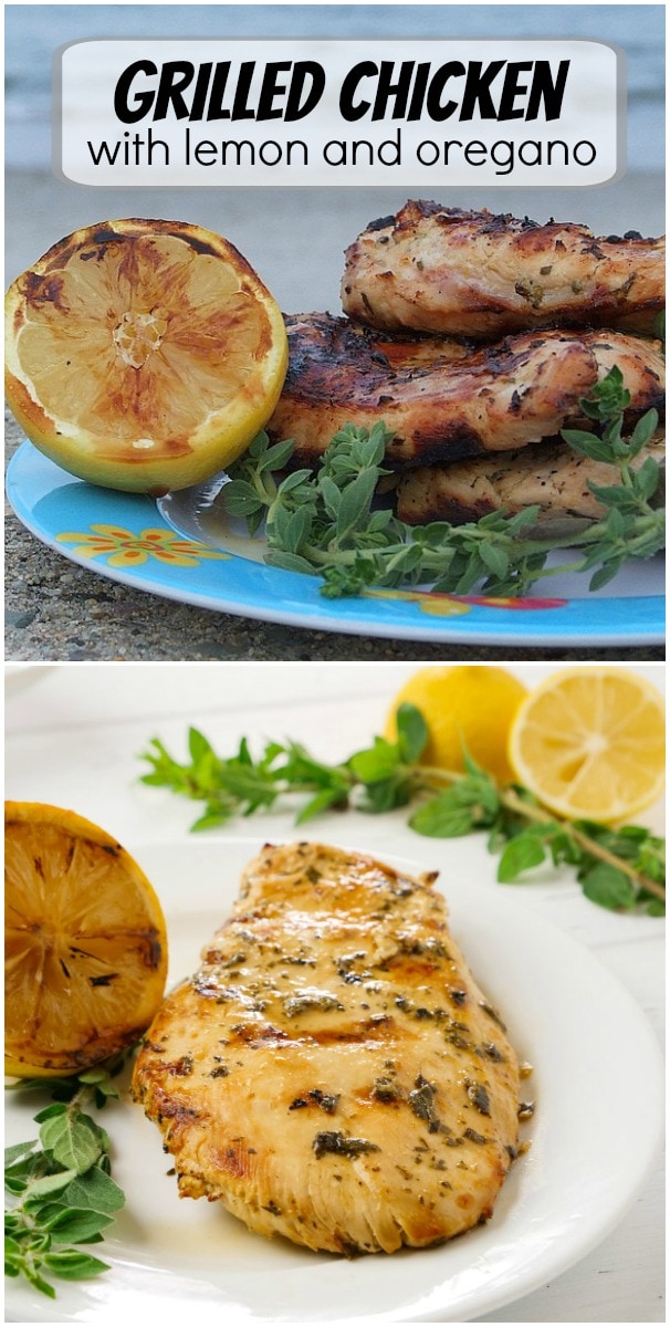 Grilled Chicken with Lemon and Oregano - Recipe Girl