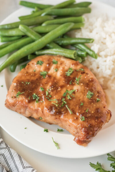 Hoisin And Honey Glazed Pork Chops Recipegirl 3836