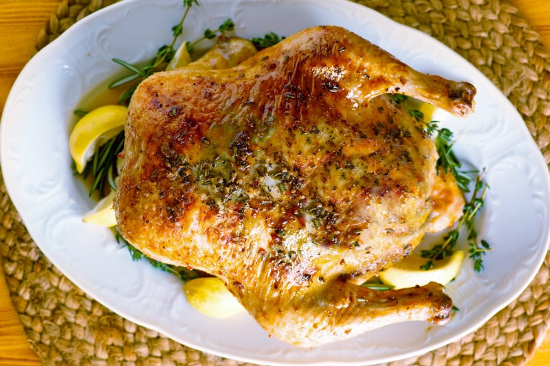 Roasted Chicken with Lemon Curd - Recipe Girl