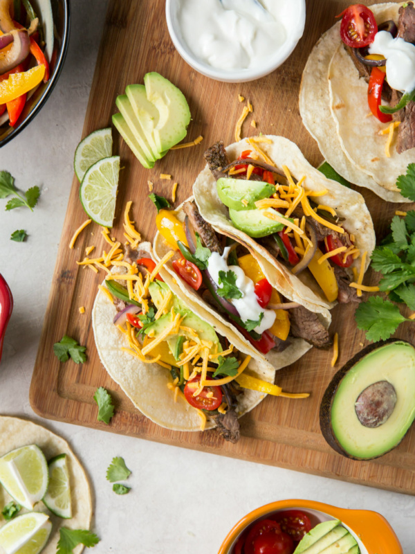 flank steak tacos