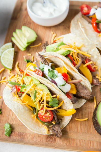 Flank Steak Tacos - Recipe Girl