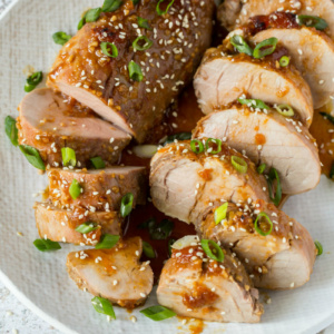 ginger glazed pork tenderloin