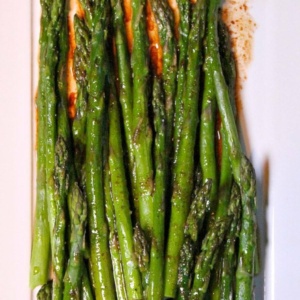 Roasted Asparagus with Balsamic Browned Butter