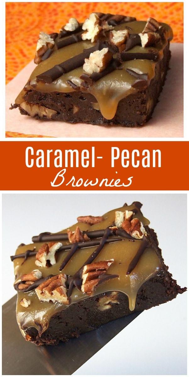 Caramel Pecan Brownies - Recipe Girl