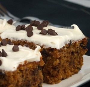 Chocolate Chip Pumpkin Spice Bars - Recipe Girl