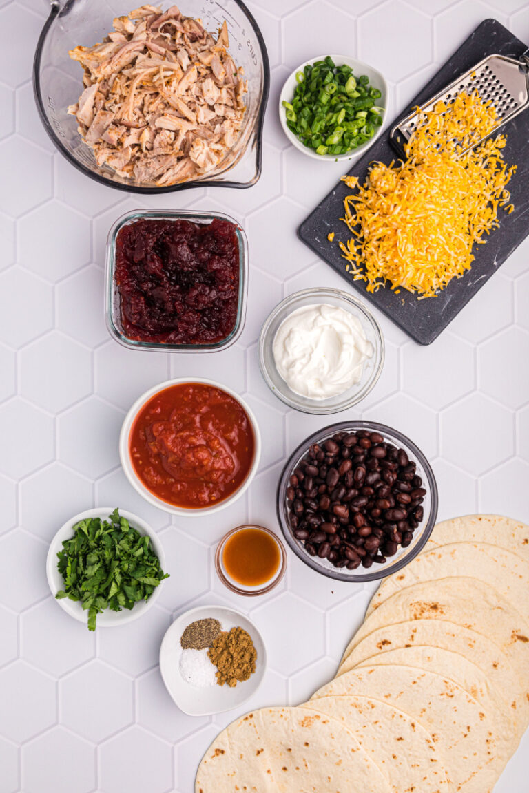 Cranberry Turkey Enchiladas - Recipe Girl