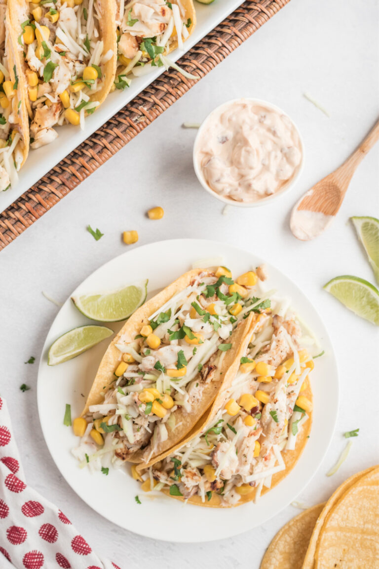 Fish Tacos with Chipotle Cream - Recipe Girl