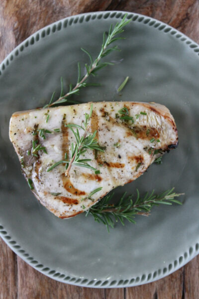 Grilled Swordfish with Rosemary - Recipe Girl
