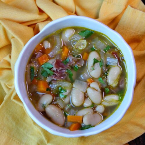 Instant Pot White Bean Soup - Mom's Kitchen Handbook