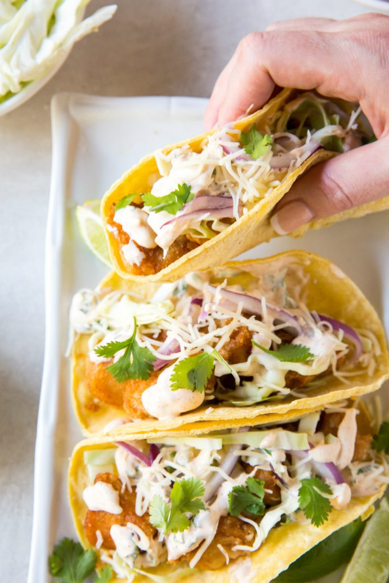 Beer Battered Fish Tacos - Recipe Girl