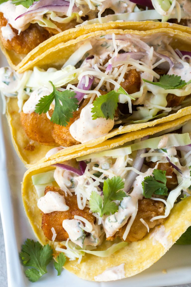 Beer Battered Fish Tacos - Recipe Girl