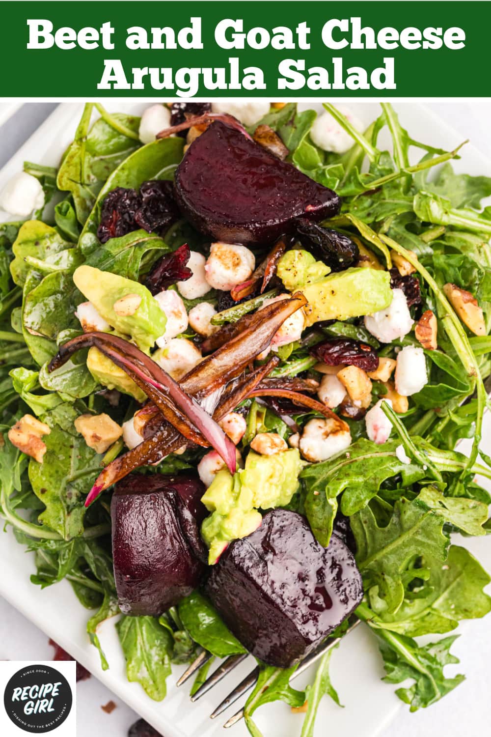 Beet and Goat Cheese Arugula Salad - Recipe Girl