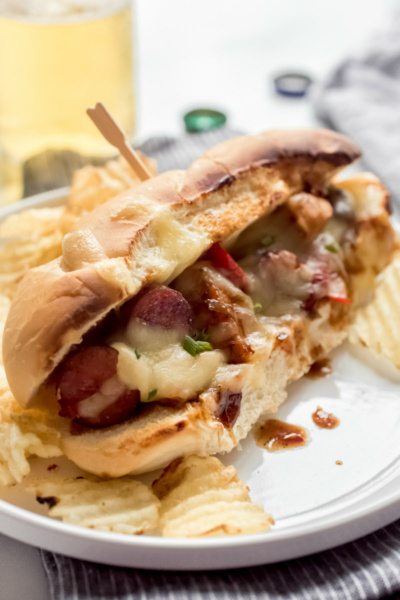 Chicken and Sausage Hoagies - Recipe Girl