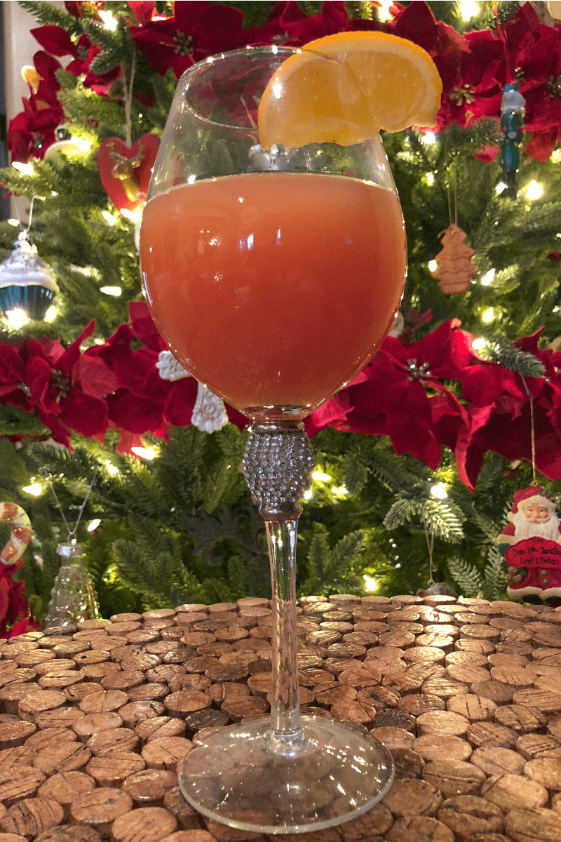 Holiday Orange Cranberry Mimosa Recipe