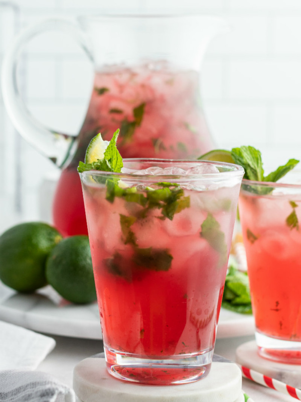 cranberry mojitos