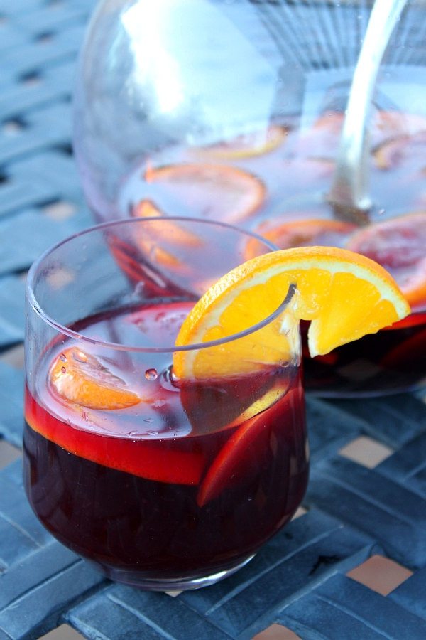 The Best Red Wine Sangria Recipe from RecipeGirl.com