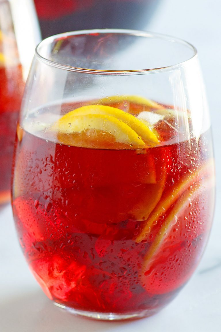 Winter Spiced Red Wine Sangria - Recipe Girl