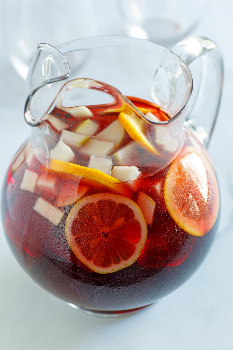 Winter Spiced Red Wine Sangria - Recipe Girl